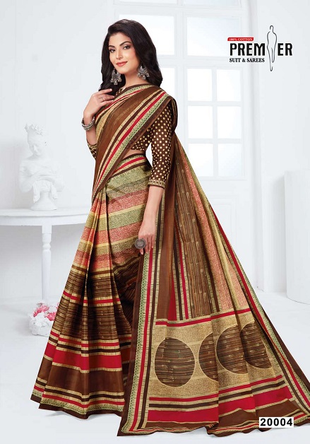 Premier Sun City Vol 20 Pure Cotton  Printed Designer Sarees